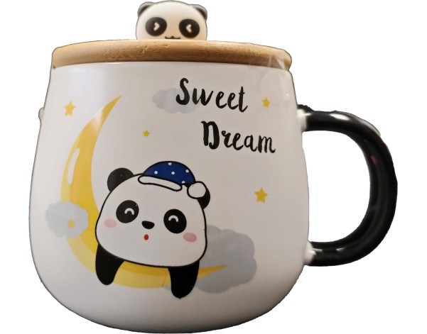 TASSE A THE PANDA COUVERCLE 809