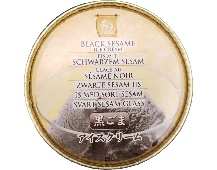 GLACE POT 0,5 LITRE AU SESAME NOIR ****