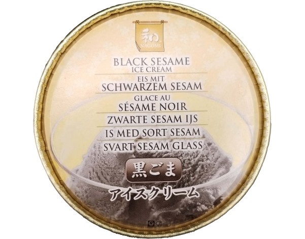 GLACE POT 0,5 LITRE AU SESAME NOIR ****