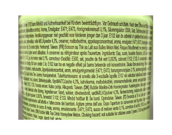 BOISSON BUBBLE THE AU LAIT MELON MIEL