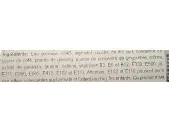 BOISSON ENERGISANTE A LA PASSION