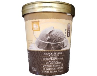 GLACE POT 0,5 LITRE AU SESAME NOIR ****