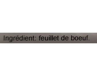 FEUILLET DE BOEUF
