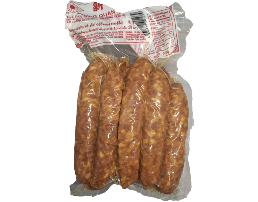 SAUCISSE A LA CITRONNELLE