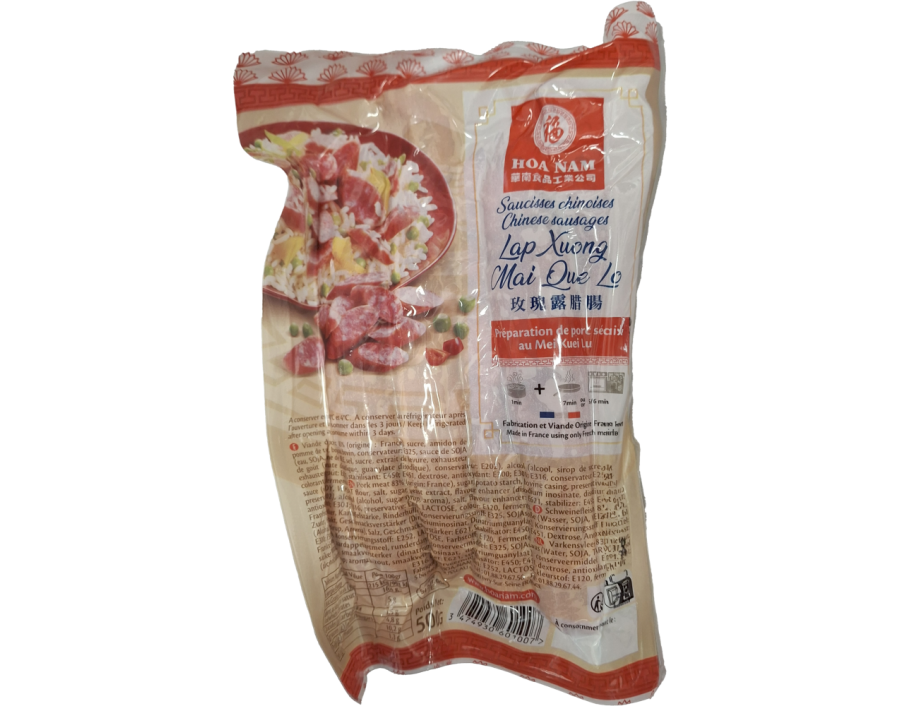 SAUCISSE CHINOISE AU MEI KUEI LU