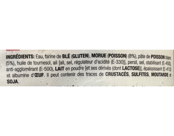 ACRAS DE MORUE ****