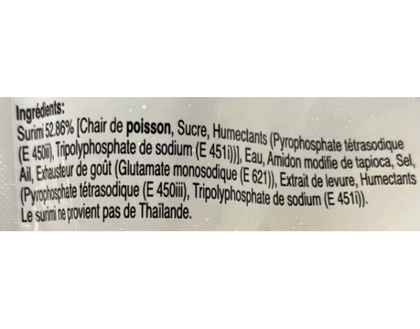 BOULETTE DE POISSON ****