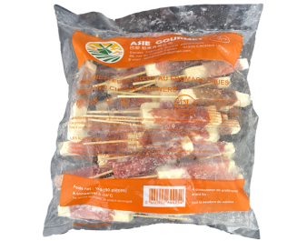 BROCHETTE DE BOEUF AU FROMAGE HALAL 50 P. ****