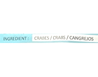 CRABE COUPE VERT GRAND ****