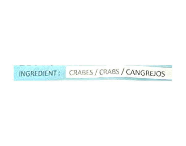 CRABE COUPE VERT GRAND ****
