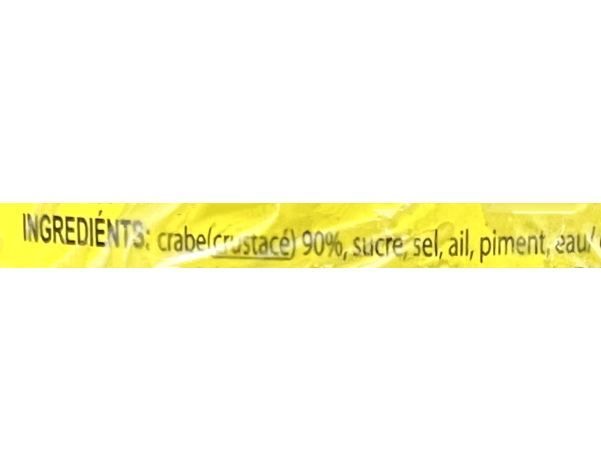 CRABE SALE PIMENTE ****