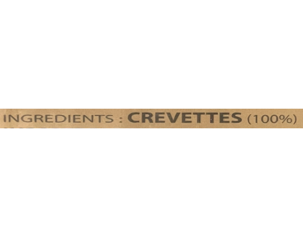 PROMO CREVETTES ENTIERES 2/4 ****