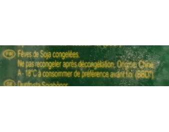 GRAINE DE SOJA  (EDAMAME) ****