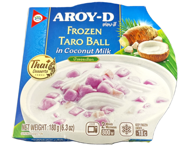 DESSERT AU TARO ET LAIT DE COCO ****