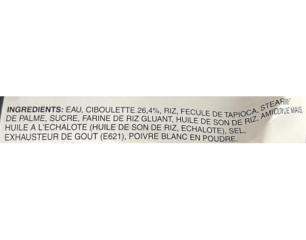GATEAU A LA CIBOULETTE 8 P. ****
