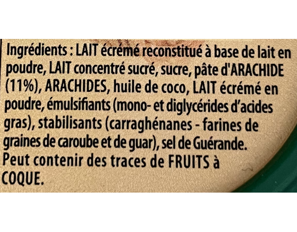 GLACE CACAHUETE GRILLEE ****