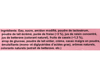 GLACE EXTREME  FRAISE ****