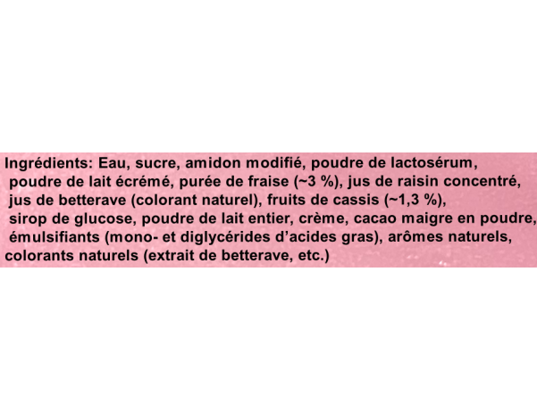 GLACE EXTREME  FRAISE ****