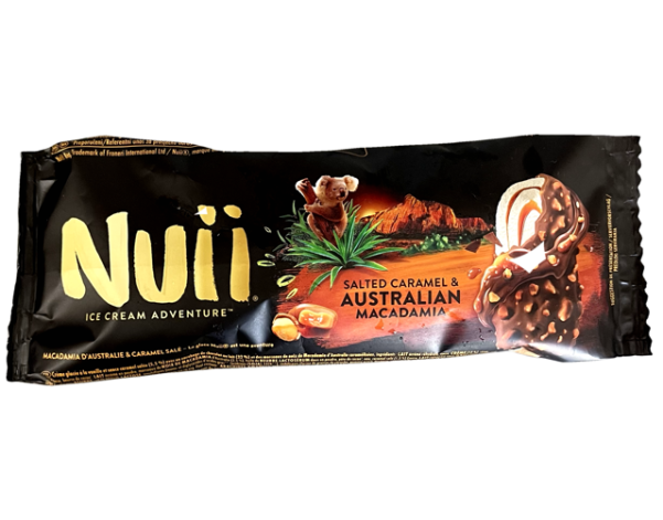GLACE NUII VANILLE CARAMEL SALE MACADAMIA ****