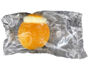 GLACE ORANGE GIVREE ****