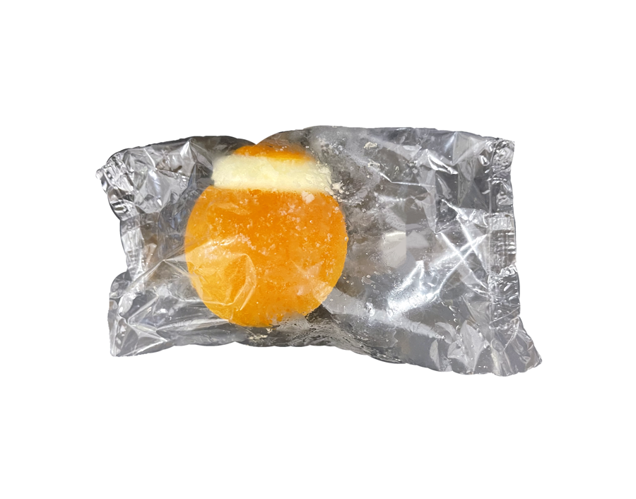 GLACE ORANGE GIVREE ****