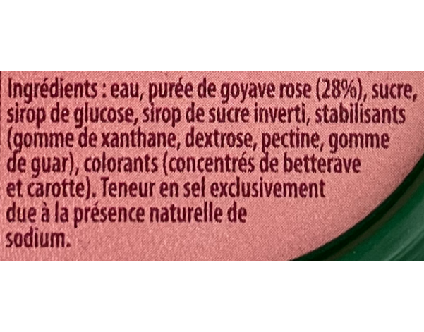 GLACE SORBET GOYAVE ROSE ****