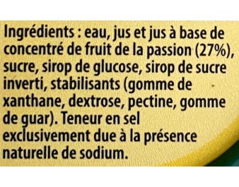 GLACE SORBET PASSION (MARACUDJA) ****