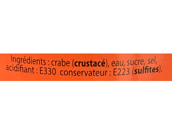 MIETTE DE CRABE