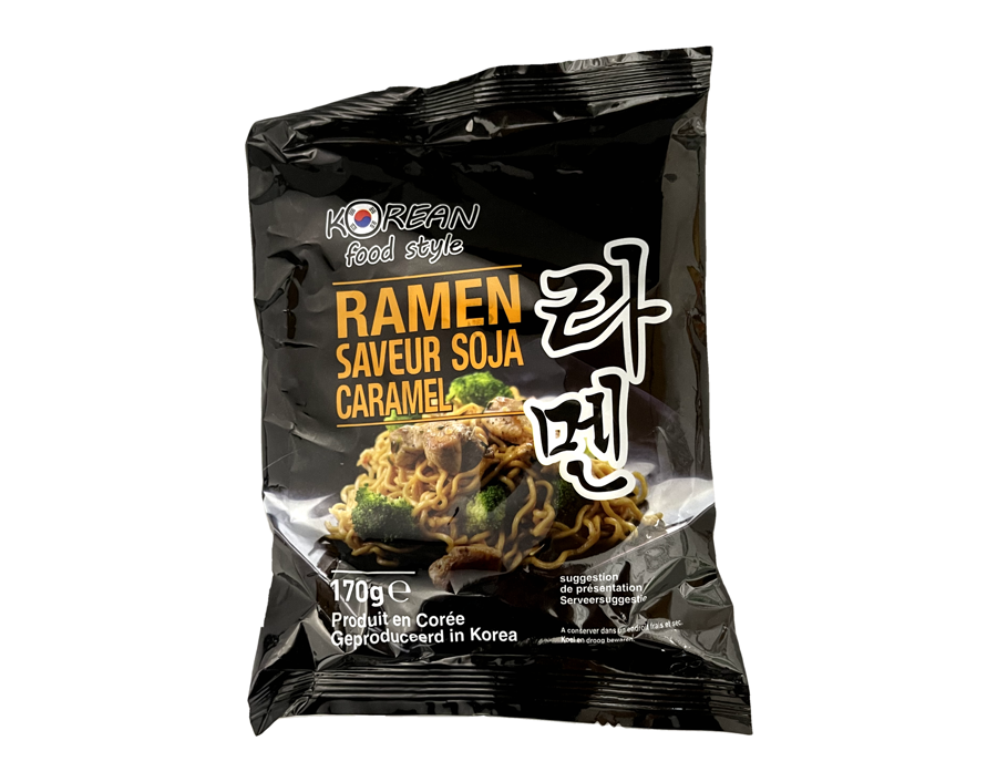 NOUILLE AU BLE RAMEN A LA SAUCE DE SOJA CARAMEL