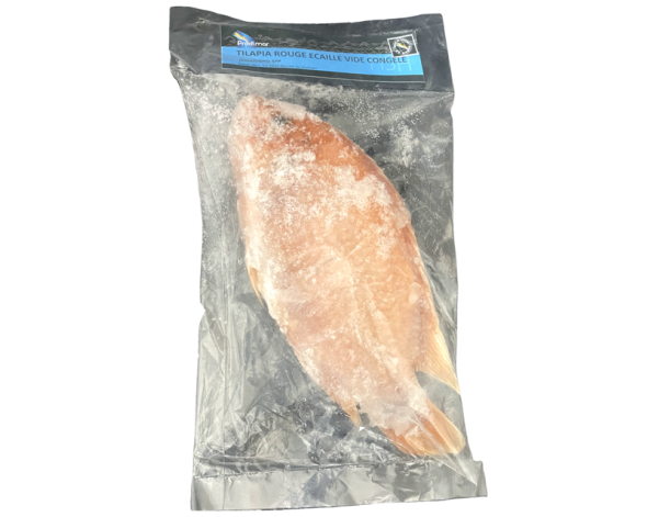 POISSON TILAPIA ROUGE VIDE ECAILLE 600/800 (A LA PESEE) ****