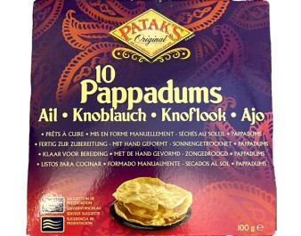 PAPPADUMS A L’AIL