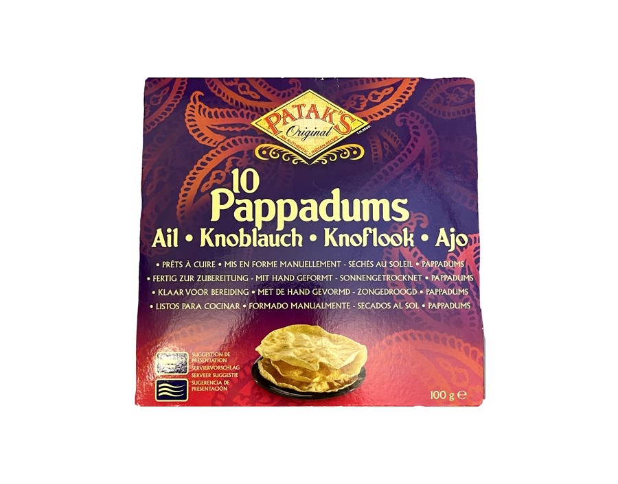 PAPPADUMS A L’AIL