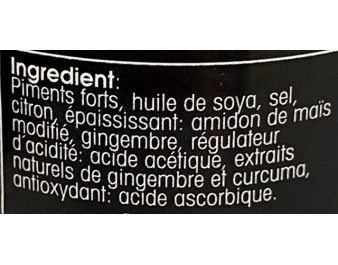 PATE DE PIMENT ANTILLAIS JAUNE