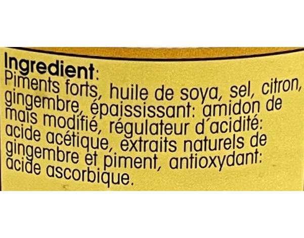 PATE DE PIMENT ANTILLAIS ROUGE