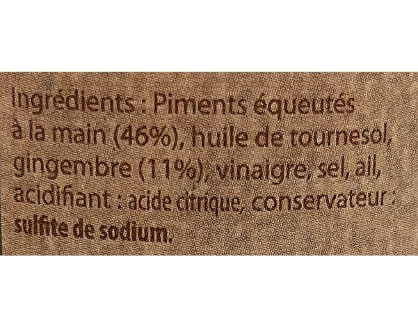 PATE DE PIMENT ROUGE
