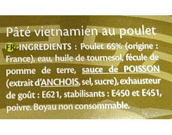 PATE DE POULET