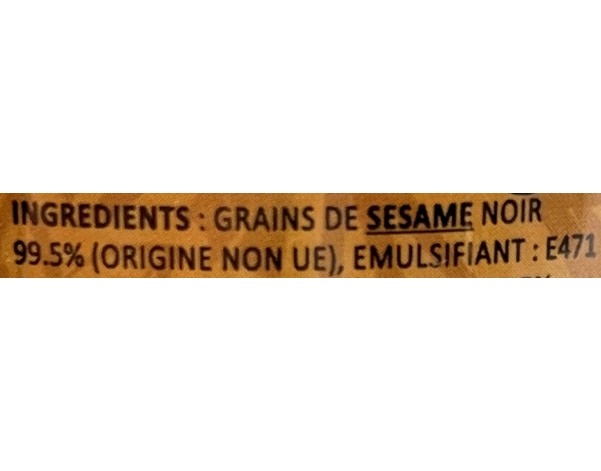 PATE DE SESAME NOIRE