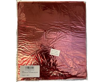 PAPIER CELLOPHANE ROUGE