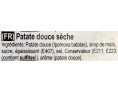 PATATE DOUCE SUCREE SECHEE