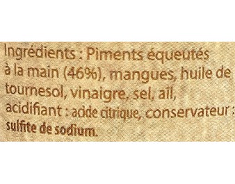 PATE DE PIMENT DOUX