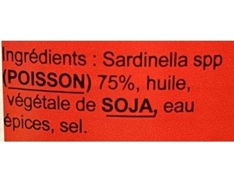 PATE DE SARDINELLE