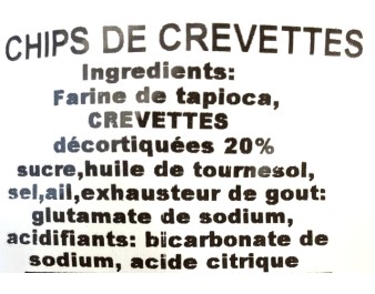 CHIPS DE CREVETTES