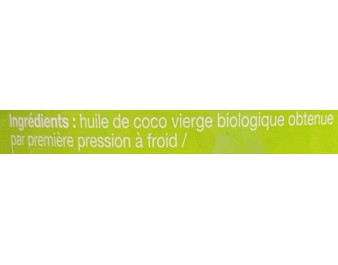 HUILE DE NOIX DE COCO BIO