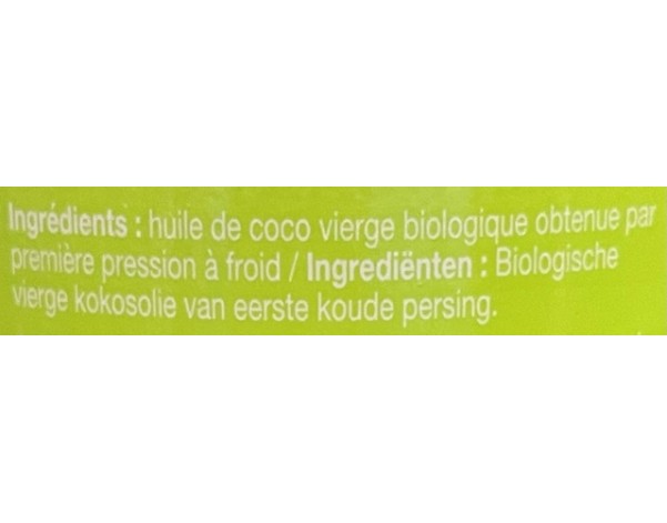 HUILE DE NOIX DE COCO BIO
