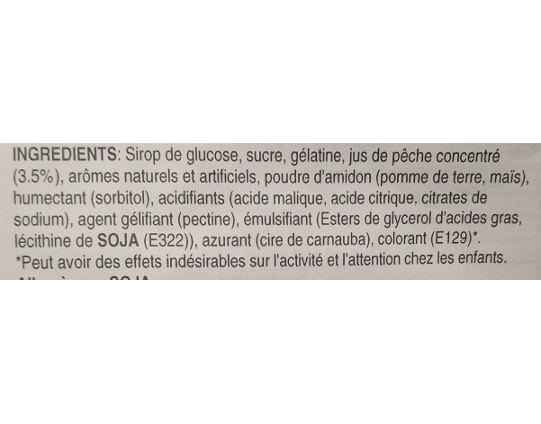 BONBON GUMMY PECHE