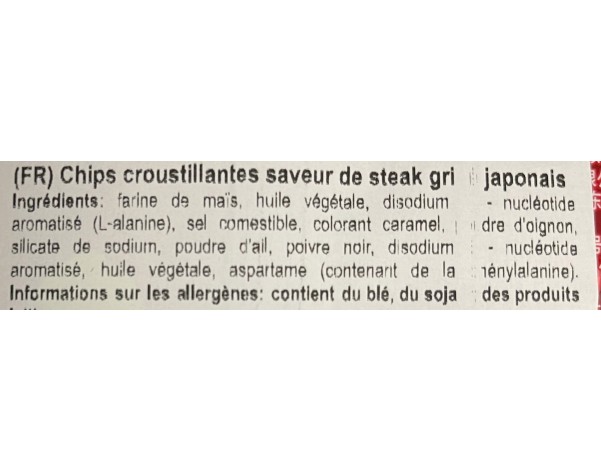 CHIPS AU MAIS GOUT BOEUF
