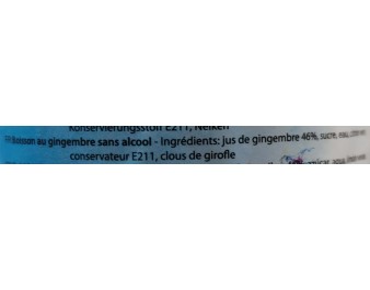 JUS DE GINGEMBRE