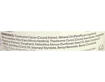 CREME DE BEURRE DE CACAO ET VITAMINE E + 30 %