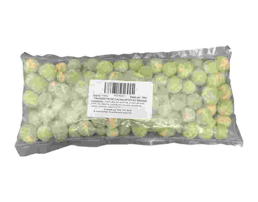 CROQUETTES DE CACAHUETES A LA MOUTARDE WASABI