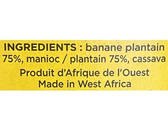FARINE DE BANANE PLANTIN